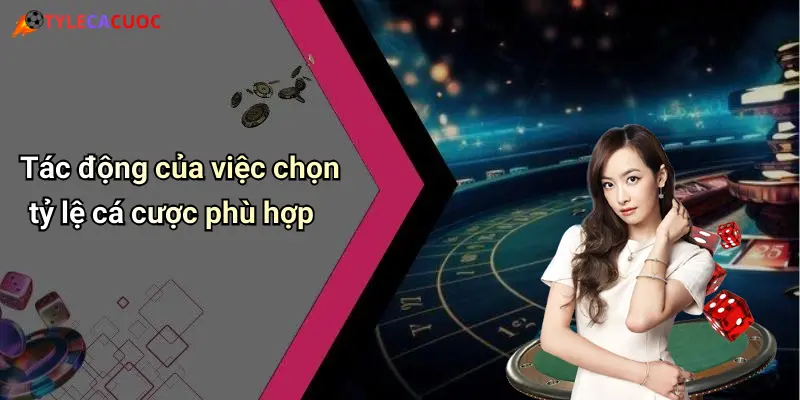 Tác động của việc chọn tỷ lệ cá cược phù hợp