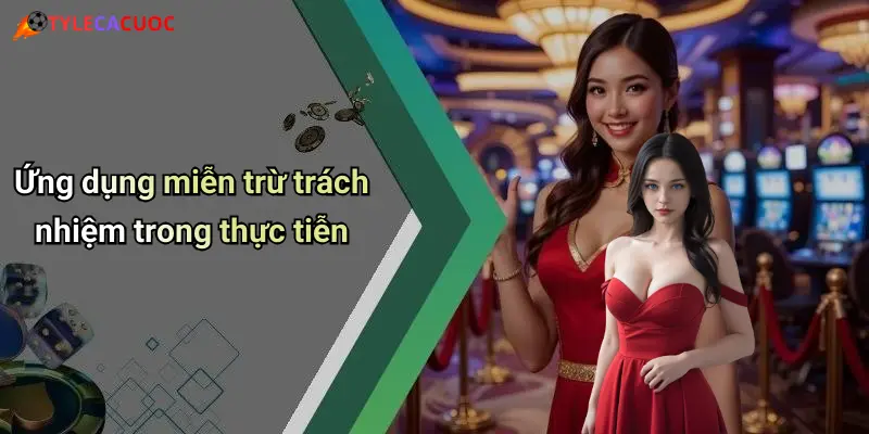 Ứng dụng miễn trừ trách nhiệm trong thực tiễn
